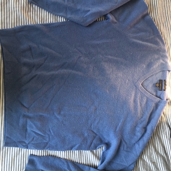 Light Blue Cashmere Men’s M Sweater. - Picture 2 of 7